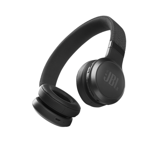 JBL Live 460NC - Black - Wireless on-ear NC headphones - Hero